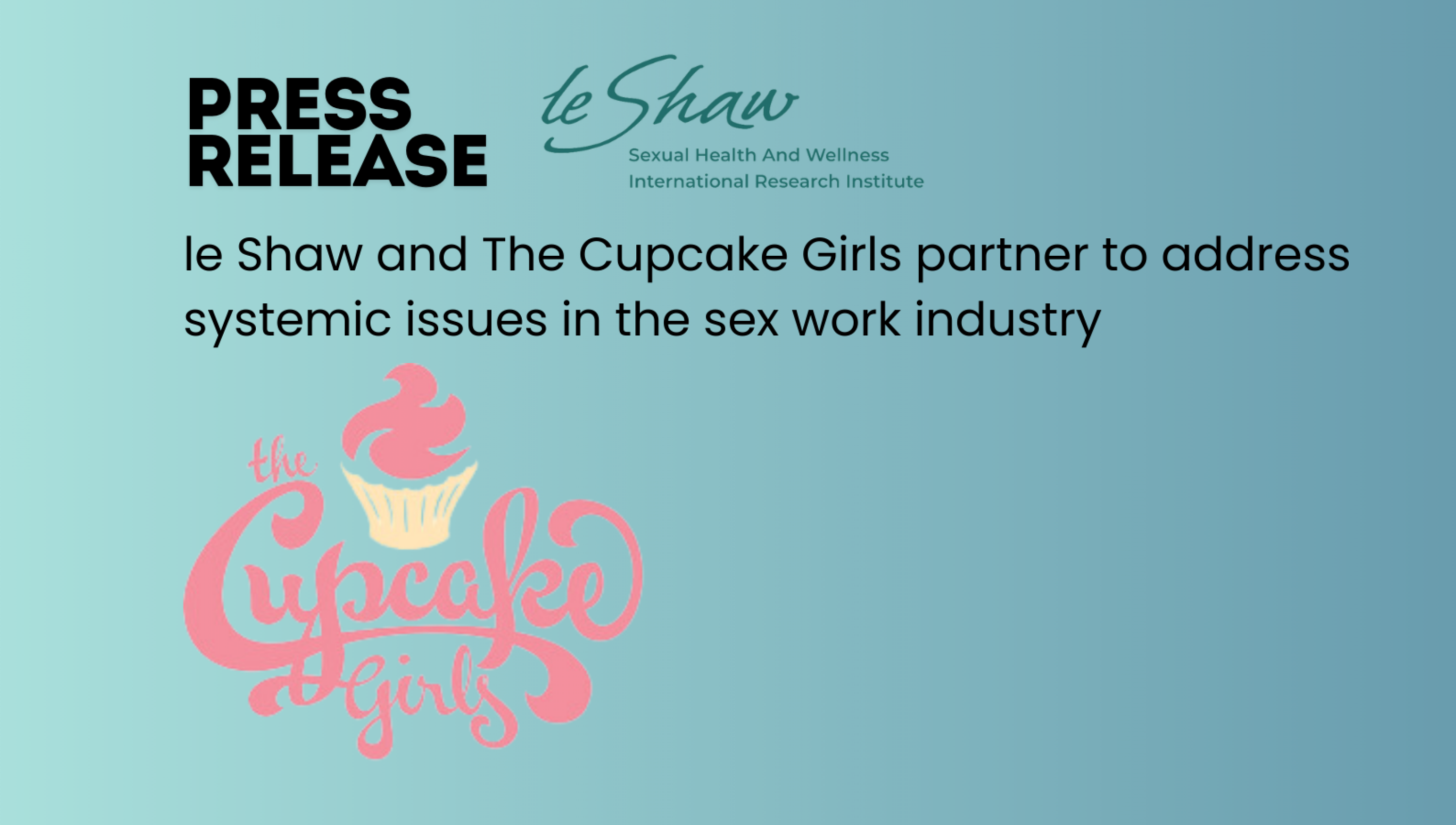 Le Shaw Press Release cupcake